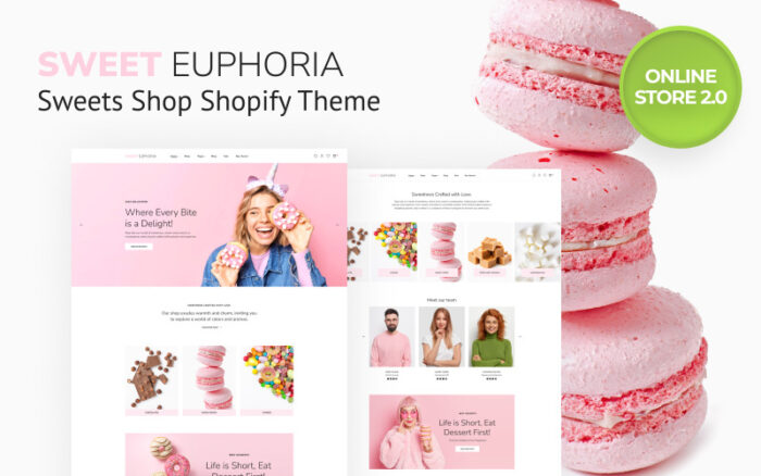 Sweet Euphoria - Sweets' King Çevrimiçi Mağaza 2.0 Shopify Teması