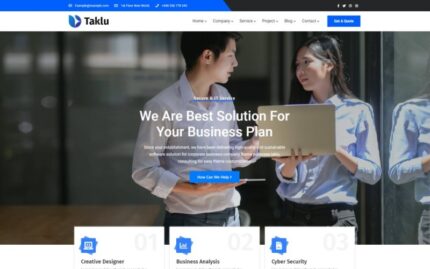 Taklu – İşletme ve Danışman HTML5 Şablonu