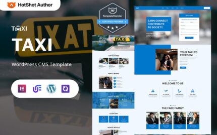 Taksi - Kentsel Taksi, Ulaşım ve Şoför Hizmetleri WordPress Elementor Teması