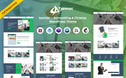 Taxmac - Muhasebe ve Finans WordPress Teması