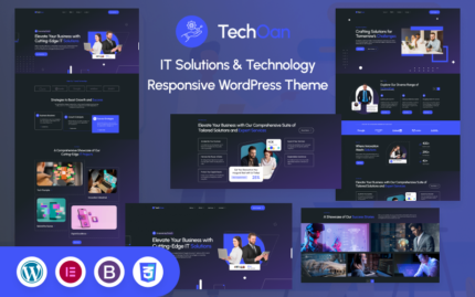 TechOan BT Çözümleri ve Teknolojiye Duyarlı WordPress Teması.