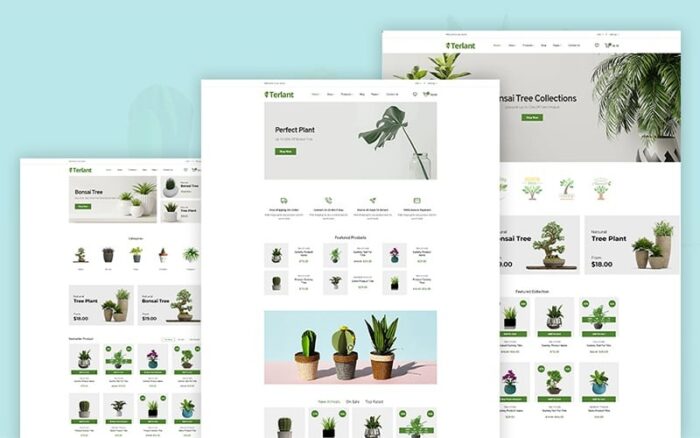 Terlant - Nursery Flower Plant Shopify Teması