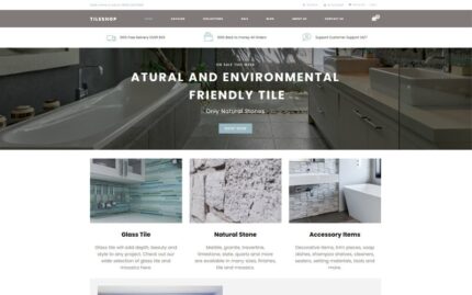 Tileshop - Interior & Furniture Clean Shopify Teması