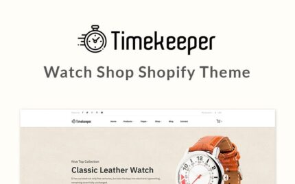 Timekeeper - Watch shop Shopify Teması