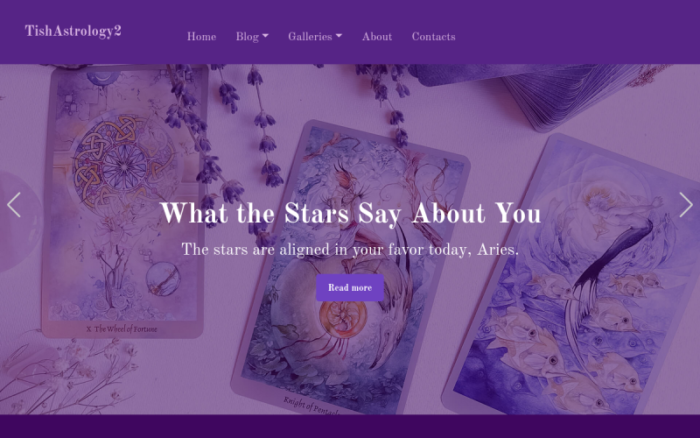 TishAstrology2 – Astroloji WordPress Teması