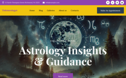 TishAstrology4 - Astroloji WordPress Teması