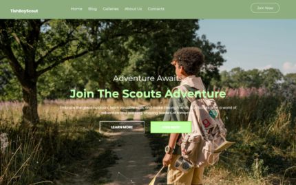 TishBoyScout - İzci WordPress Teması