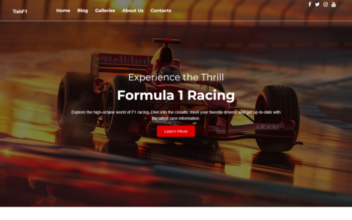 TishF1 - F1 WordPress Teması