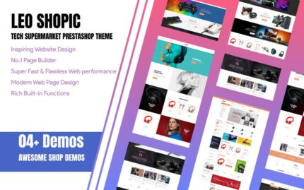 TM Shopic - Teknoloji Süpermarket Prestashop Teması