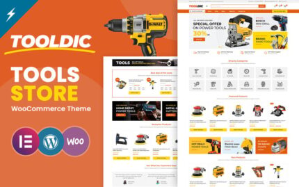 Tooldic - Elektrikli Ekipman Aletleri ve Otomobil Parçaları WooCommerce Teması