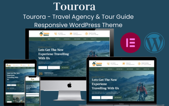 Tourora - Seyahat Acentası ve Tur Rehberi Duyarlı WordPress Teması