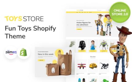 Toysstore - Eğlenceli Oyuncak Mağazası Shopify Teması