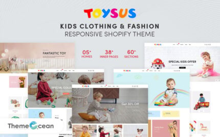 Toysus - Çocuk Oyuncakları ve Giysileri Duyarlı Shopify Teması