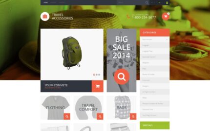 Travel Essentials PrestaShop Teması