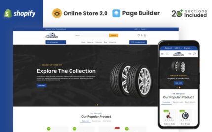 Turboster Otomobil Parçaları Mağazası Shopify Teması