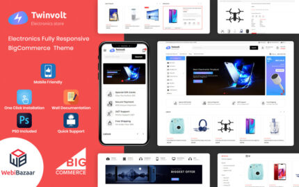 Twinvolt - Stencil tarafından desteklenen Çok Amaçlı BigCommerce Teması