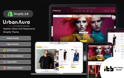 Urban-aura - Moda ve Mega Mağaza Çok Amaçlı Shopify 2.0 Teması