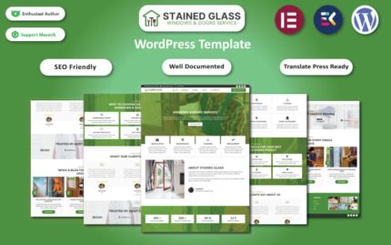 Vitray - Pencere ve Kapı Hizmetleri WordPress Şablonu