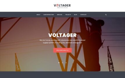 Voltager - Elektrik ve Elektrikçi Hizmetleri WordPress Teması