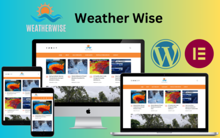 Weather Wise - Hava Tahmini Blogu WordPress Teması