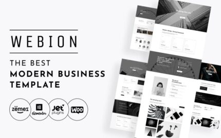 Webion - Minimal Elementor Çok Amaçlı WordPress Teması