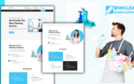 Winclean Temizlik Hizmetleri Açılış Sayfası HTML5 Şablonu