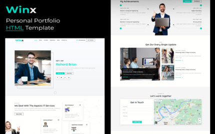 Winx - Kişisel Portföy HTML Şablonu