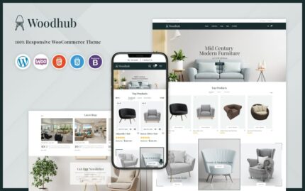 Woodhub - Mobilya WooCommerce Şablonu