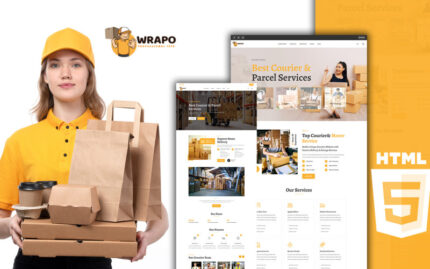 Wrapo Courier Nakliye ve Lojistik Hizmetleri HTML5 Temaplate