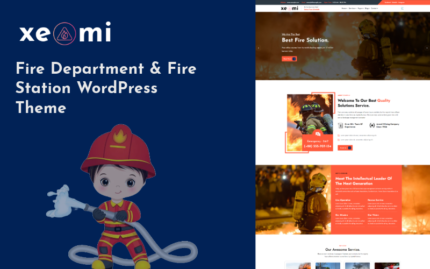 Xeomi - İtfaiye ve İtfaiye İstasyonu WordPress Teması