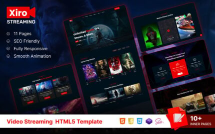 XiroStreaming - Video Akışı Html5 Şablonu