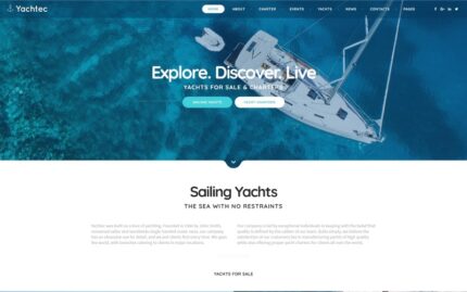 Yachtec Web Sitesi Şablonu