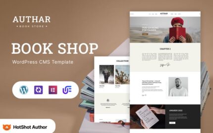 Yazar – Kitap Yazarı WordPress Elementor Teması