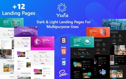 Yufa - Çok Amaçlı HTML5 - Bootstrap Duyarlı Açılış Sayfası Şablonu